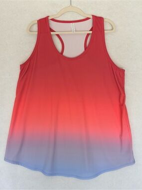 Lane Bryant Gradient Racerback Tank Top - Size 18/20